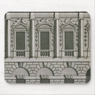 Arkitektonisk design som visar den Palladian Musmatta
