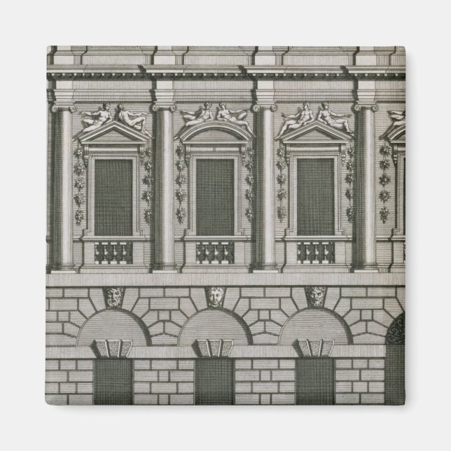 Arkitektonisk design som visar Palladian propo Magnet (Framsidan)