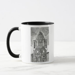 Arkitektonisk illustration mugg