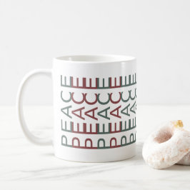 Arkitektonisk Linjekonst | Nordisk Julfrid Kaffemugg