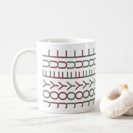 Arkitektonisk Linjekonst | Nordisk Julglädje Kaffemugg