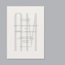 Arkitektonisk Monogram Minimalistisk