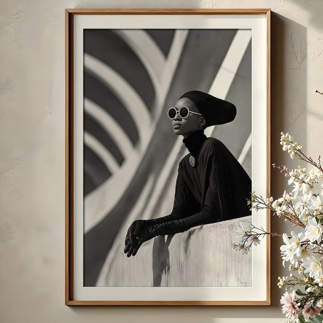 Arkitektonisk muse: Monokroma kapade redskap Poster (Skapare uppladdad)