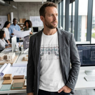 Arkitektonisk Ritningsplan T Shirt