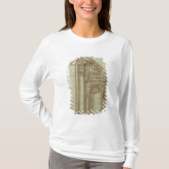 Arkitektonisk studie tee shirt (Framsida)