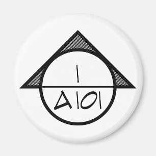 Arkitektoniskt hänvisa till symbolmagneten (mörk magnet