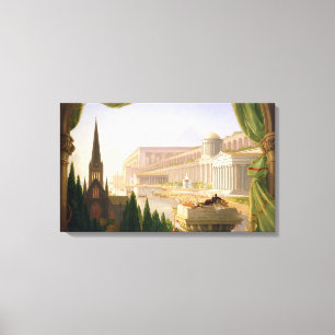 Arkitekt's Dream (av Thomas Cole) Canvastryck