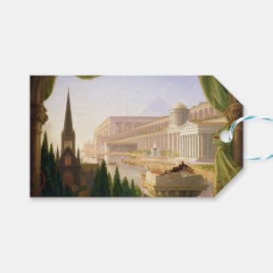 Arkitekt's Dream (av Thomas Cole) Presentetikett