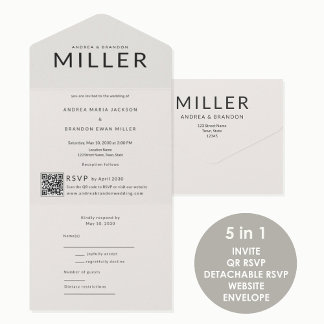 ArkitektSurname QR Bröllop