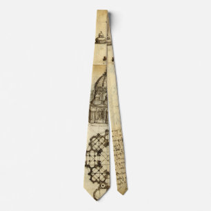 Arkitekttatedralstudie av Leonardo da Vinci Slips