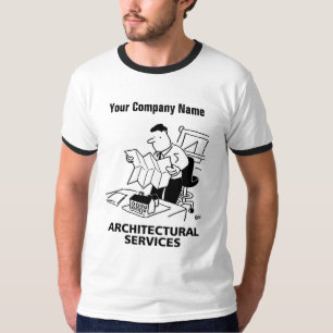 Arkitekttjänster Tecknad T-Shirt