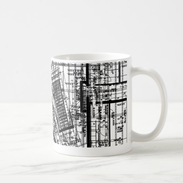arkitektur 2 kaffemugg (Höger)