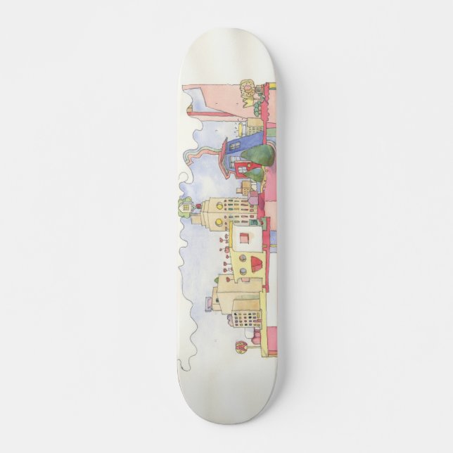 Arkitektur är det roliga dröm- däcket old school skateboard bräda 21,6 cm (Framsida)