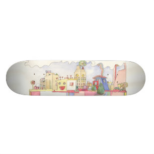 Arkitektur är det roliga dröm- däcket old school skateboard bräda 21,6 cm