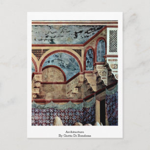 Arkitektur av Giotto Di Bondone Vykort