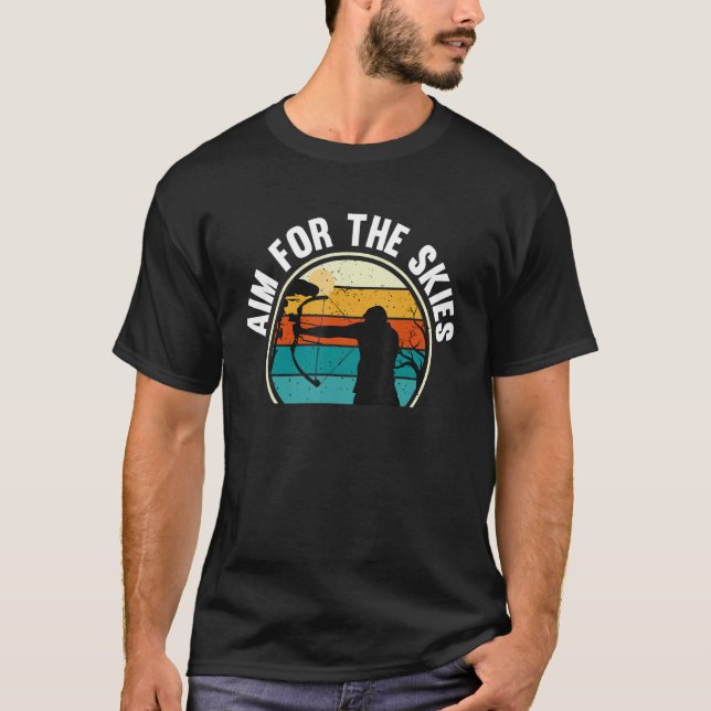 Arkitektur Coach Bowman Bow Arrow Archer eftersträ T Shirt (Framsida)