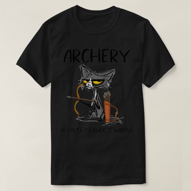 Arkitektur eftersom mord är fel. t shirt (Design framsida)