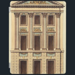 Arkitektur Facade av Jean Deneufforge iPad Skydd<br><div class="desc">En arkitektonisk fasad av Jean Deneufforge. Ord façade kommer från det italienska ord facciata,  det vill säga "ansikte". Sätt ett nytt ansikte på en av era väggar med biet!</div>