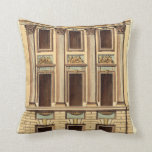 Arkitektur Facade av Jean Deneufforge Kudde<br><div class="desc">En arkitektonisk fasad av Jean Deneufforge. Ord façade kommer från det italienska ord facciata,  det vill säga "ansikte". Sätt ett nytt ansikte på en av era väggar med biet!</div>