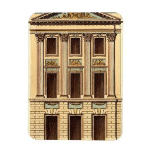 Arkitektur Facade av Jean Deneufforge Magnet