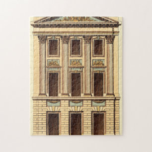 Arkitektur Facade av Jean Deneufforge Pussel