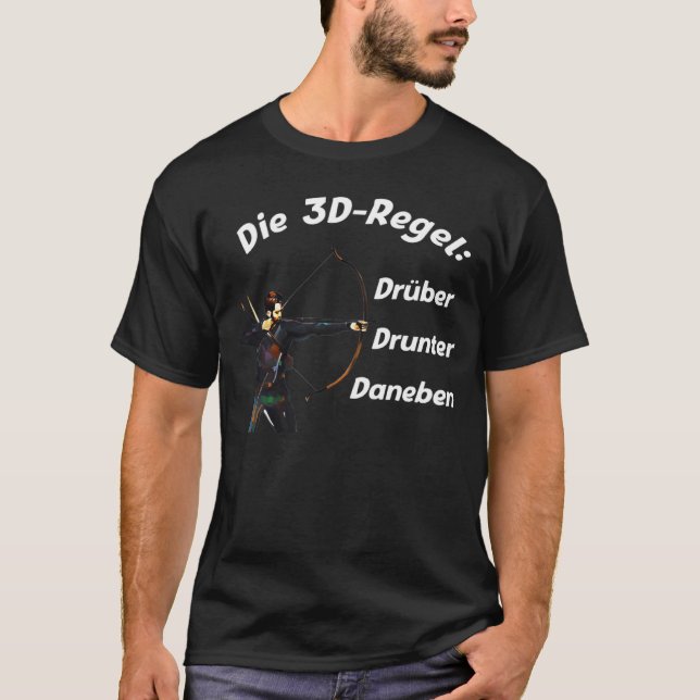 Arkitektur för 3D-regel T Shirt (Framsida)