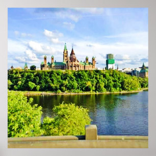 Arkitektur för Backe Ottawa. Köp nu Poster