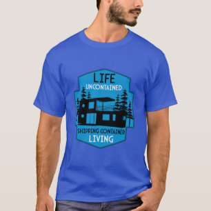 Arkitektur för fraktcontainrar t shirt