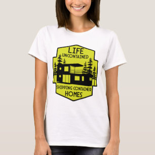 Arkitektur för fraktcontainrar t shirt