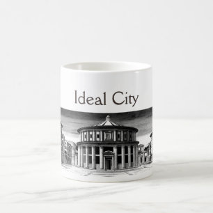 ARKITEKTUR FÖR IDEAL STAD/RENAISSANCE,ARKITEKT KAFFEMUGG