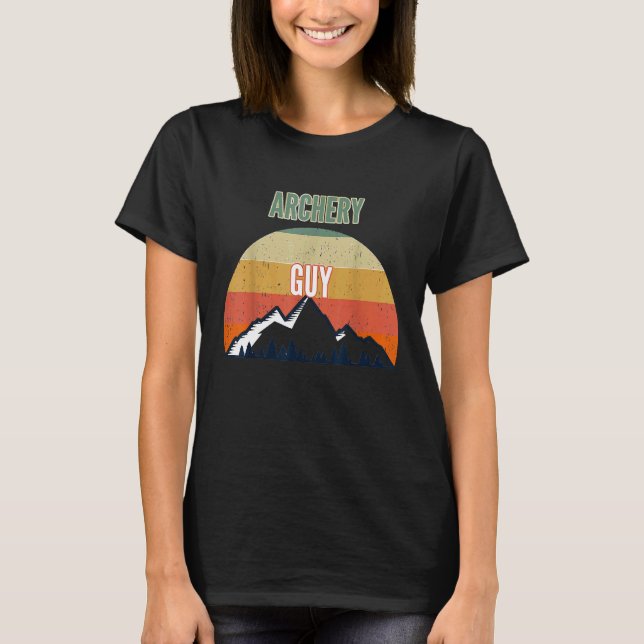 Arkitektur, För manar Archery Guy T Shirt (Framsida)