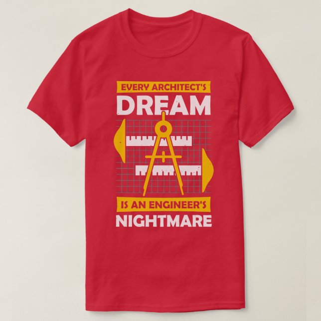 Arkitektur för proffsarkitekt t shirt (Design framsida)