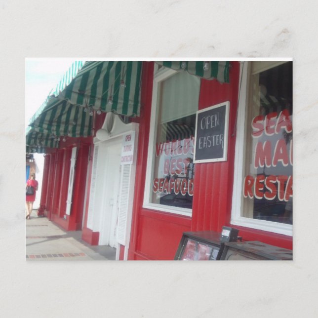 Arkitektur för Retro-stil Vykort (Framsida)