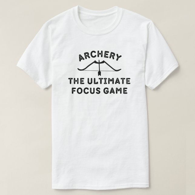 Arkitektur för ultimate Focus-spelet | Archery Äls T Shirt (Design framsida)