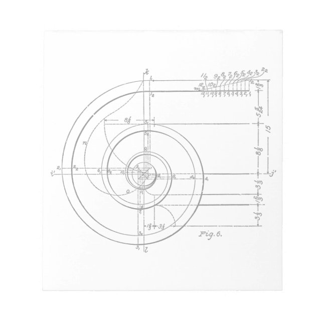 Arkitektur för vintage anteckningsblock (Framsida)
