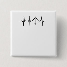 Arkitektur Heartslag Bow and Arrow Archer Knapp