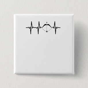 Arkitektur Heartslag Bow and Arrow Archer Knapp