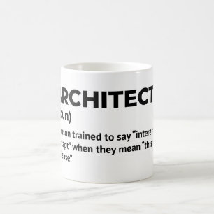 Arkitektur Humor Definition Mugg