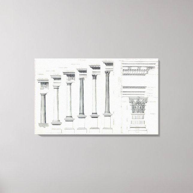 Arkitektur I: Arkitekturorder Canvastryck (Framsida)