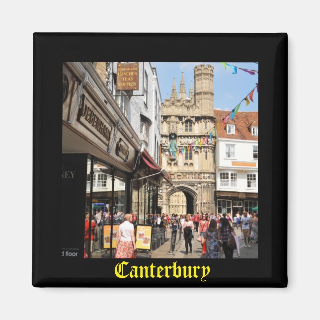 Arkitektur i Canterbury, Kent, England Magnet (Framsidan)