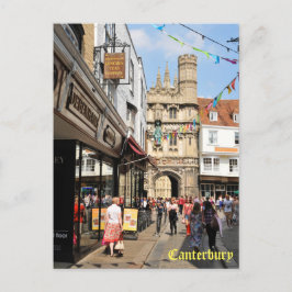 Arkitektur i Canterbury, Kent, England Vykort