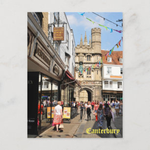 Arkitektur i Canterbury, Kent, England Vykort