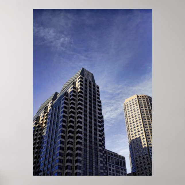 Arkitektur i centrala Boston Poster (Framsidan)
