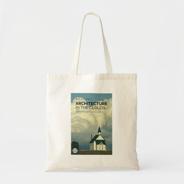 Arkitektur i "Clouds tote bag" Tygkasse (Framsidan)