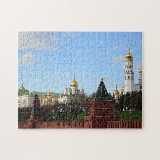 Arkitektur i Moskva Kremlinin, Ryssland Pussel (Horisontell)