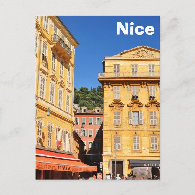 Arkitektur i Nice, Frankrike Vykort (Framsida)