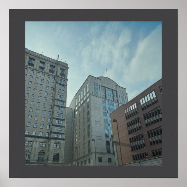 Arkitektur i Philadelphia Fotoaffisch Poster (Framsidan)