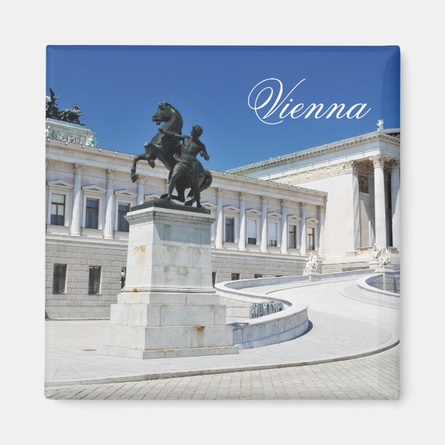 Arkitektur i Wien, Österrike Magnet (Framsidan)