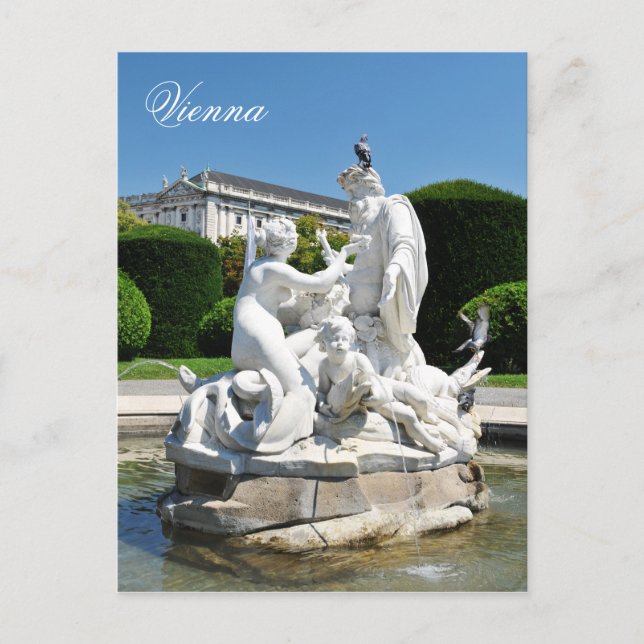 Arkitektur i Wien, Österrike Vykort (Framsida)