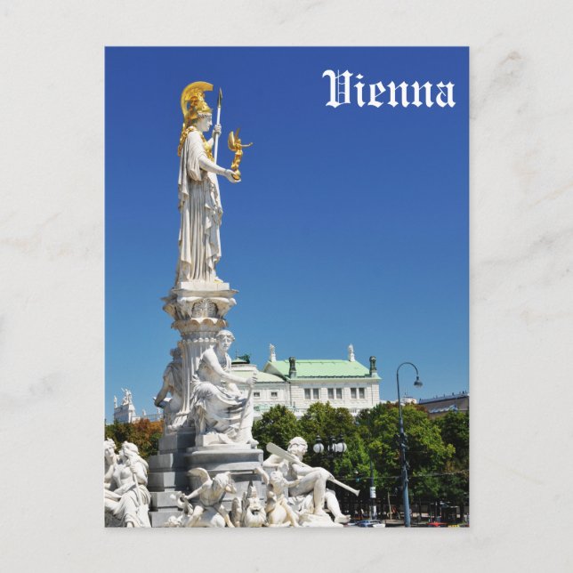 Arkitektur i Wien, Österrike Vykort (Framsida)